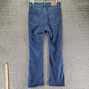 Levis Jeans Womens 29 Blue 725 High Rise Bootcut Stretch Denim Casual Fit